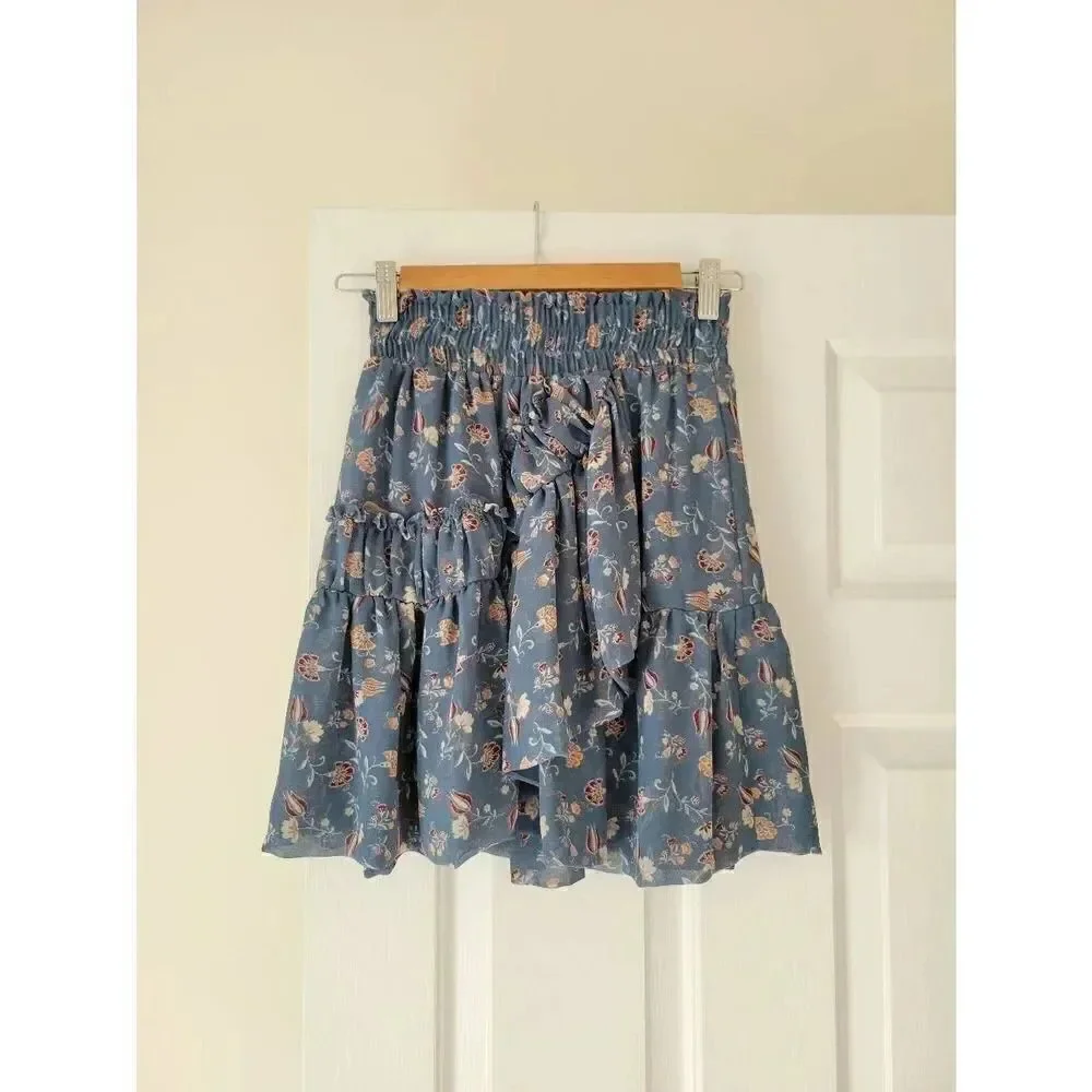 Misa Los Angeles Marion Skirt blue XS